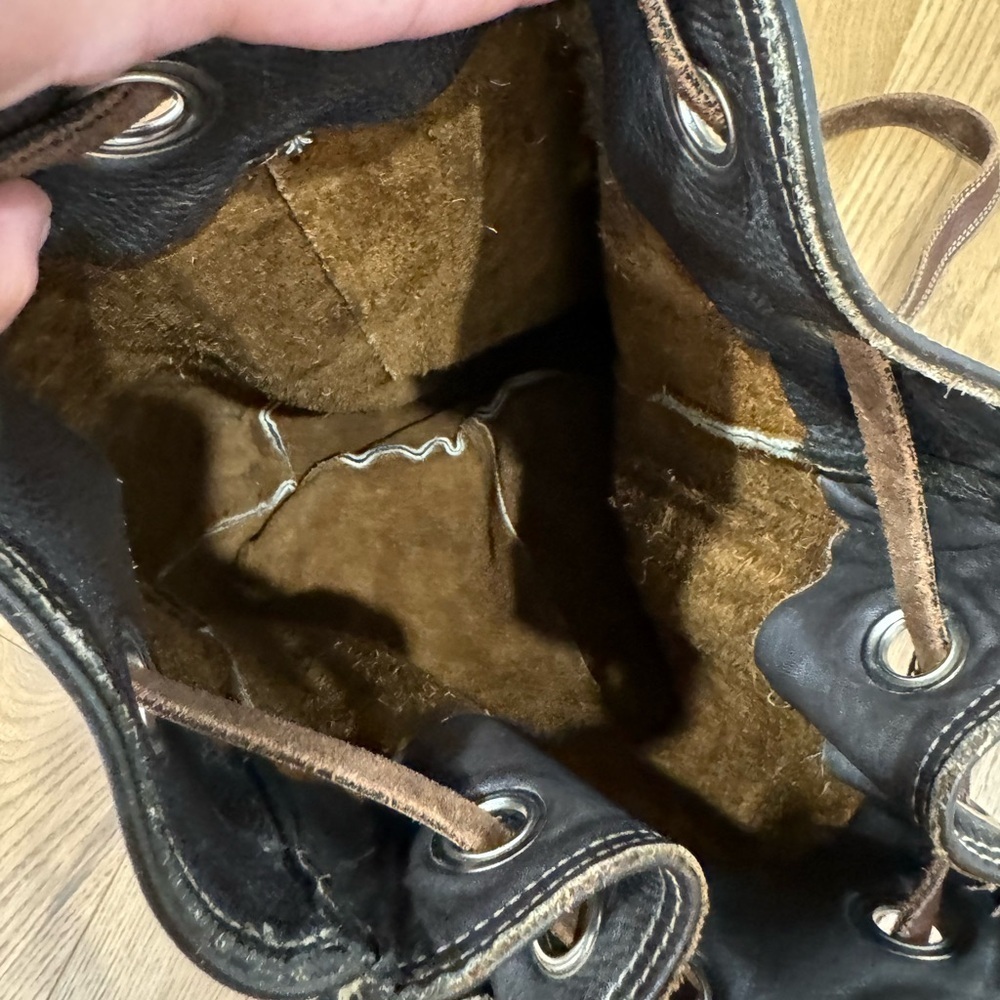VINTAGE  Rugby North America (M5801) Backpack - Brown Leather - EUC‎ - Picture 11 of 11